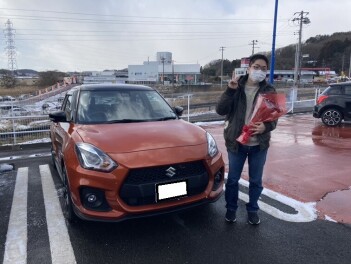 新車スイフトスポーツご納車です！！